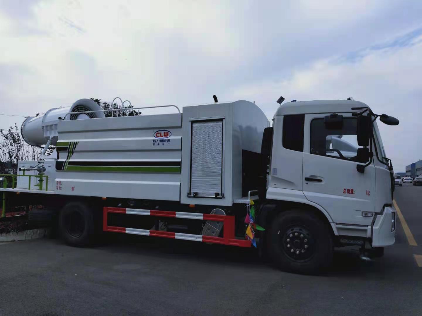 國六100米霧炮車報價東風天錦方罐抑塵車11方灑水車210馬力價格